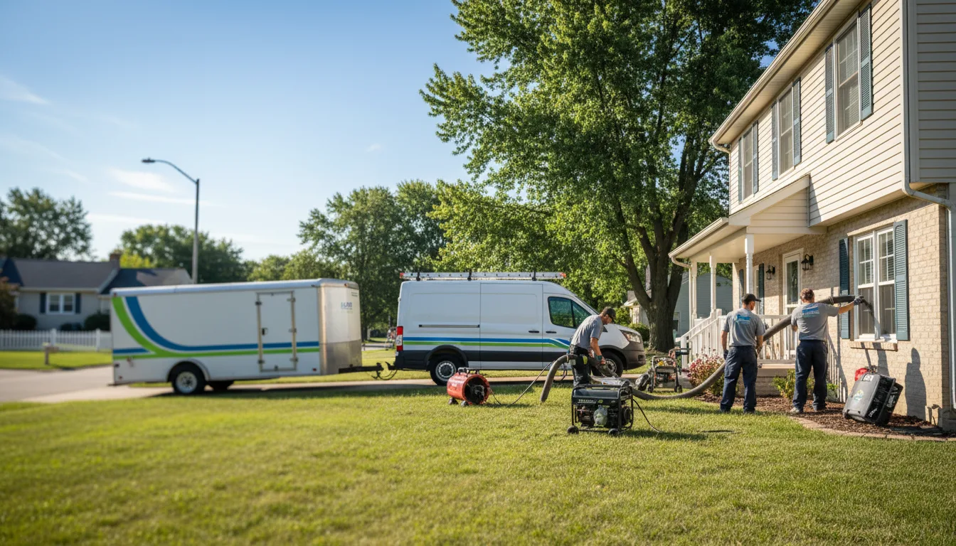 Flooded Basement Restoration And Cleanup With Repair in Dodgeville, MI near me